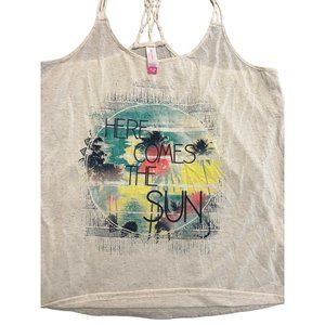 NWT Women's Beige Beach Halter Top Tank